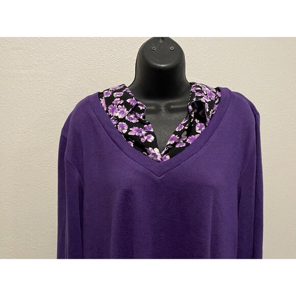 Unbranded Womens Size 3X Top Mock Shirt Underneath - Picture 2 of 10